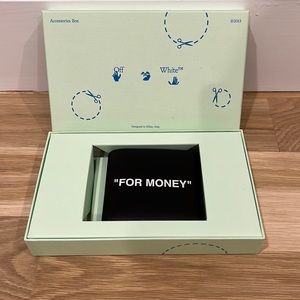 OFF WHITE For Money Bifold wallet